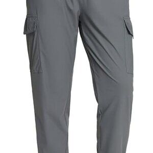 baleaf Joggers for Men with Zipper Pockets, Lightweight Quick Dry Hiking Cargo P